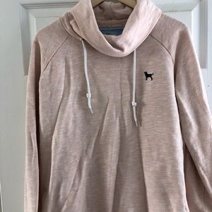 Black dog ladies cowlneck top